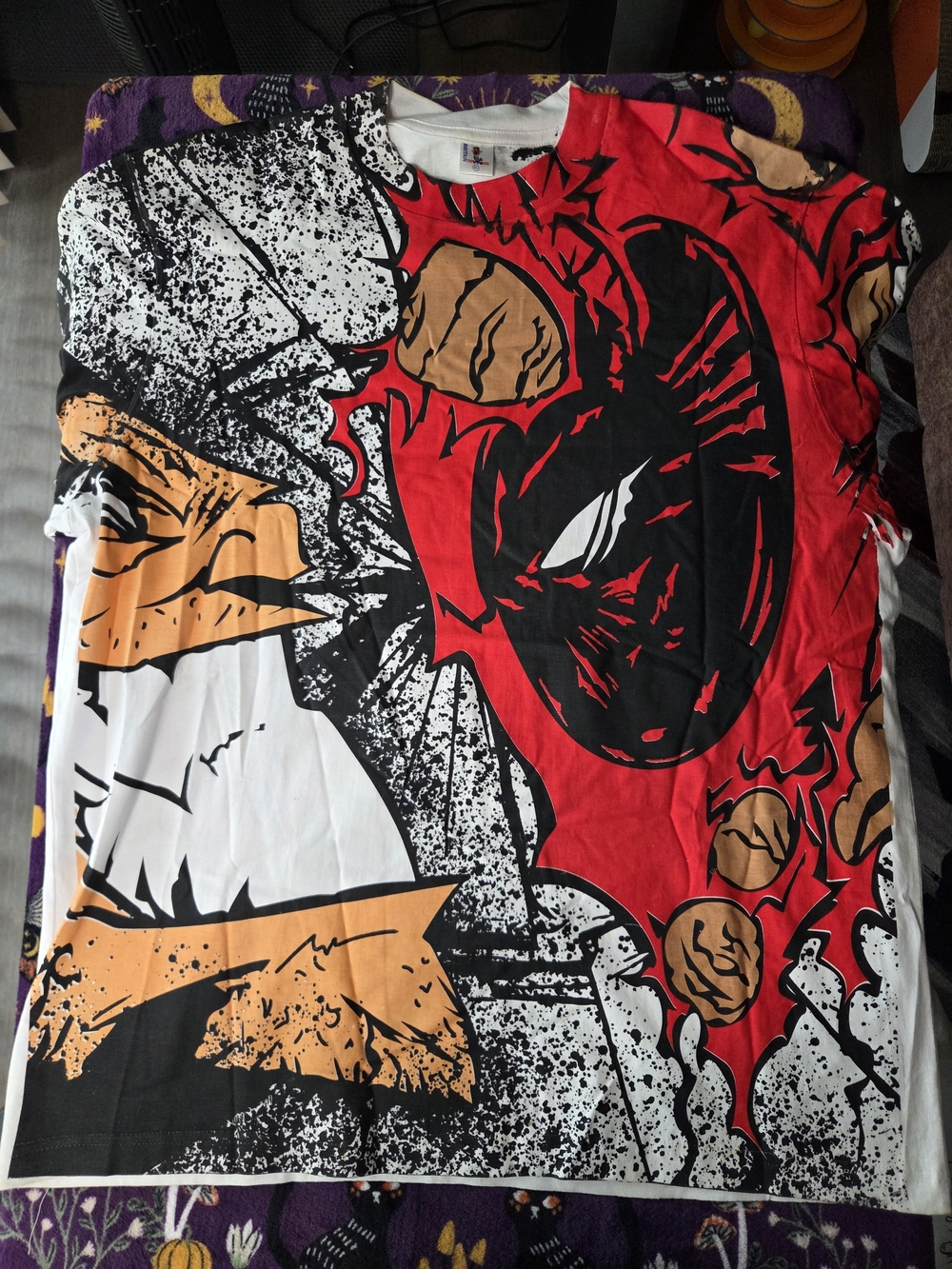 The Shirt Farm Disney Marvel Deadpool 3 AOP EUC Shirt size XL